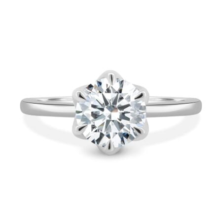 Iris – 6 Claw Round Solitaire
