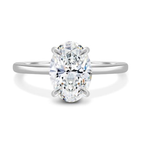 Daisy – Oval Solitaire