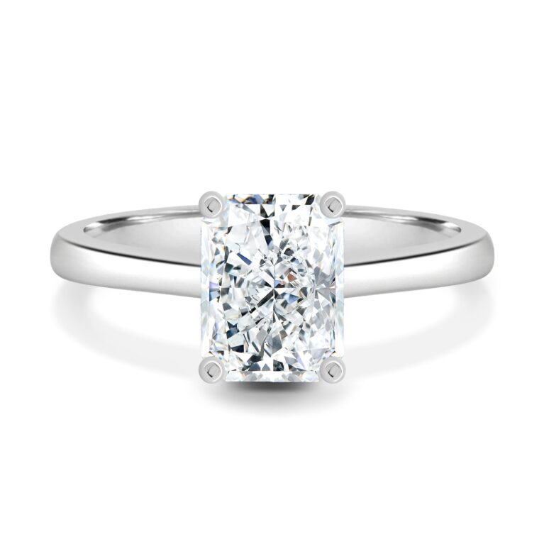Dakota - Radiant Solitaire with Trellis Setting