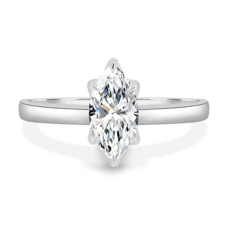 Eve - 6 Claw Marquise Solitaire