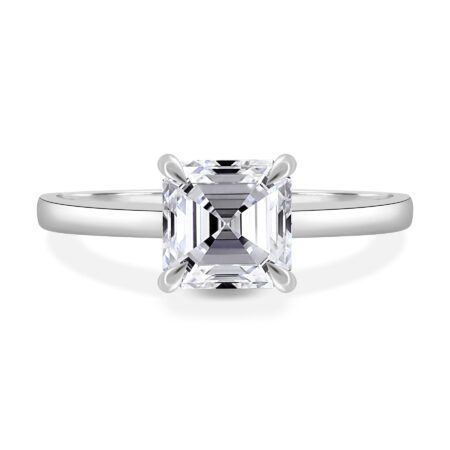 Emmy - 4 Claw Asscher Solitaire