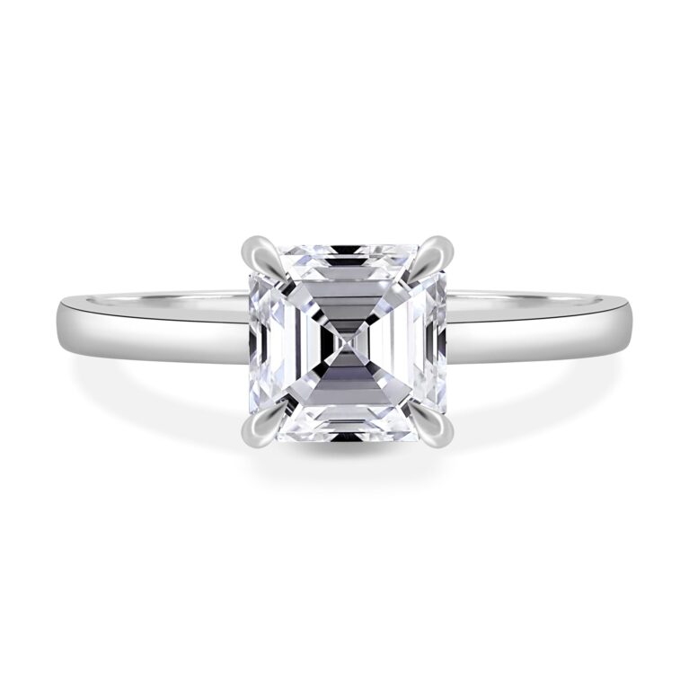 Emmy - 4 Claw Asscher Solitaire