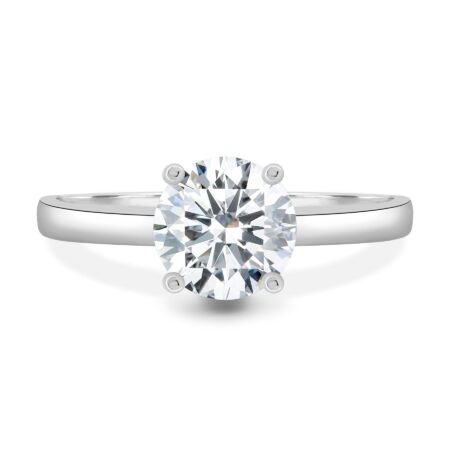 Georgia – 4 Claw Cathedral Round Solitaire