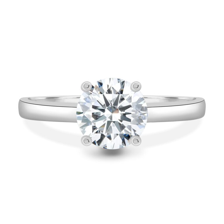 Georgia – 4 Claw Cathedral Round Solitaire