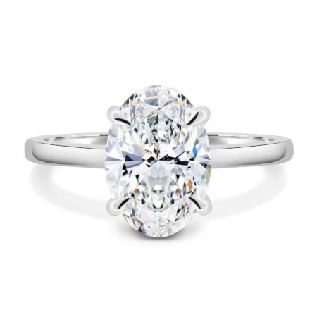 Hilary - 4 claw Oval Solitaire