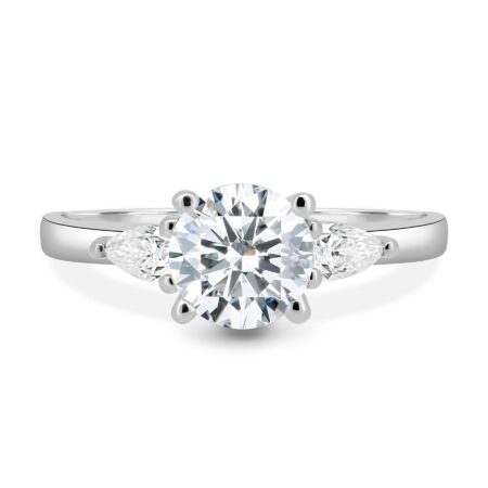 Adelyn - Round Trilogy with Trellis Setting