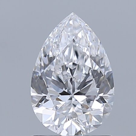 D~E Color Pear Lab Grown Diamond