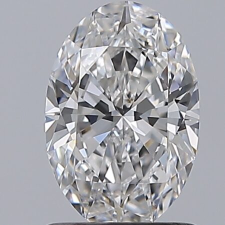 D~E Color Oval Lab Grown Diamond