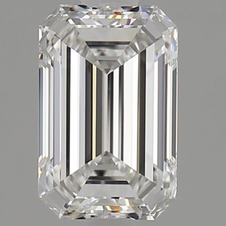 D~E Color Emerald Heart Lab Grown Diamond