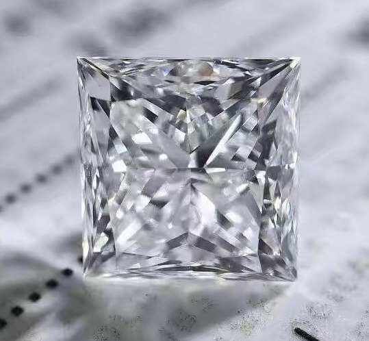 D~E Color Princess Lab Grown Diamond